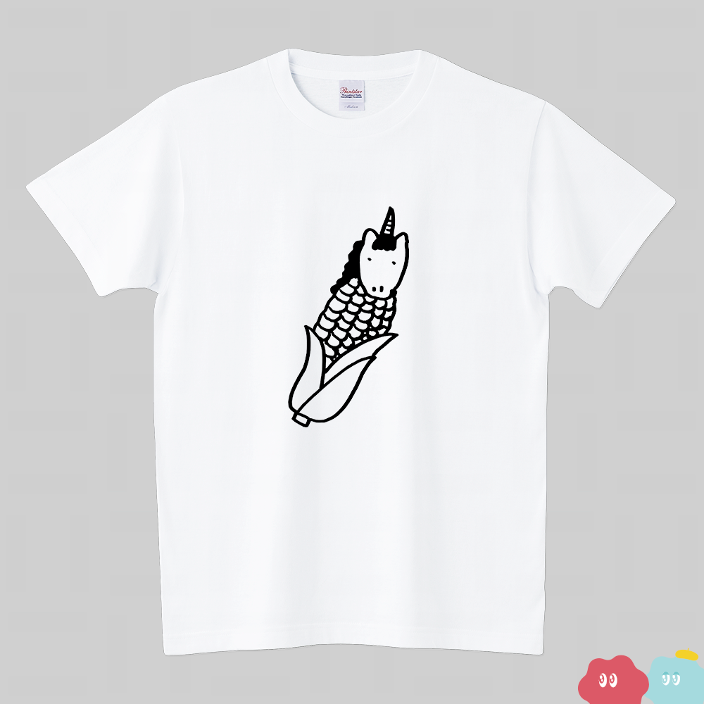 コーンの中にユニコーン…ユニコーン
「ユニコーン」
https://www.ttrinity.jp/product/9296141
(@rakugakitei)/ダジャレTシャツ