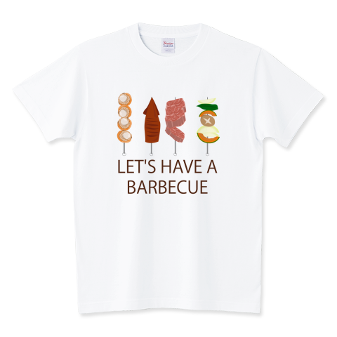 バーベキューしましょう!
美味しそうなBBQTシャツ^^
https://www.ttrinity.jp/product/15479145