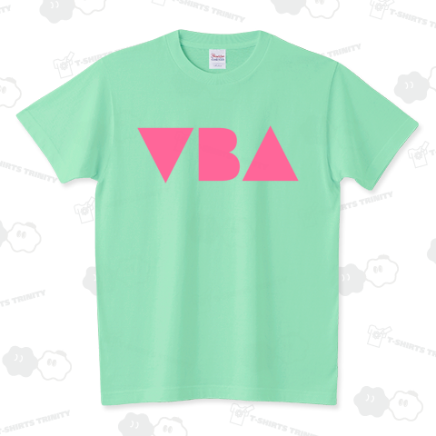 Vbaロゴ ピンク デザインtシャツ通販 Tシャツトリニティ