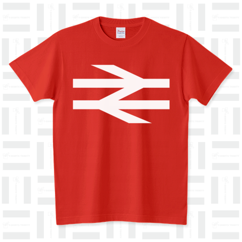 British Rail ブリティッシュレール 白ラインロゴ デザインtシャツ通販 Tシャツトリニティ